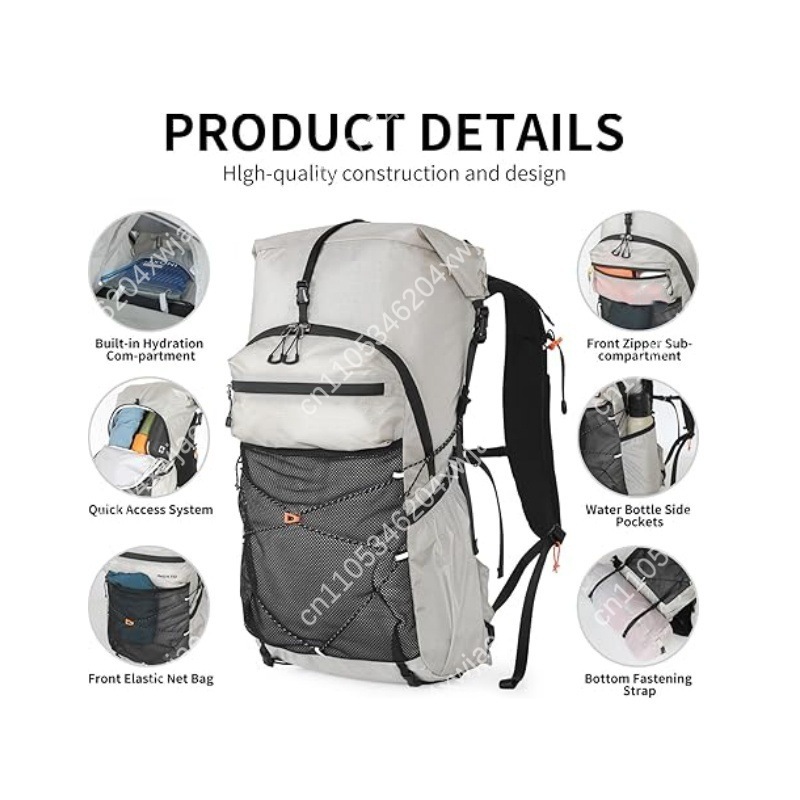 Outdoor Adventure Backpack - Unisex 30L Outdoor Travel Backpack Lightweight
