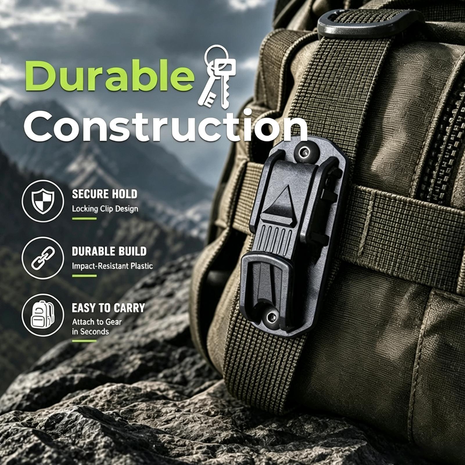 1pcs Belt Key Clip Multifuncti - Outdoor Adventure Backpack recension och pris