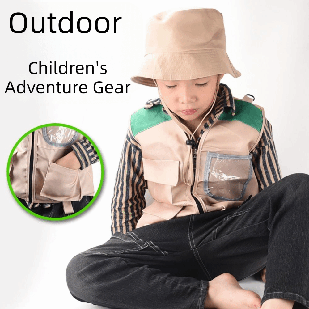 Multicolor Explorer Hat Vest D - Outdoor Adventure Kit For Kids recension och pris