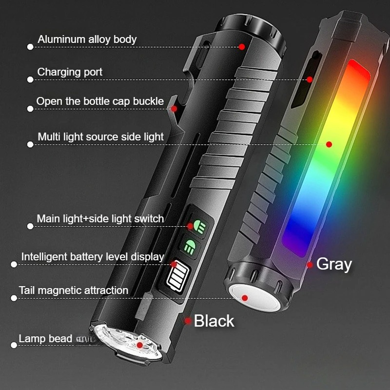 Tactical Flashlight Type-c Rec - Outdoor Adventure Trips recension och pris