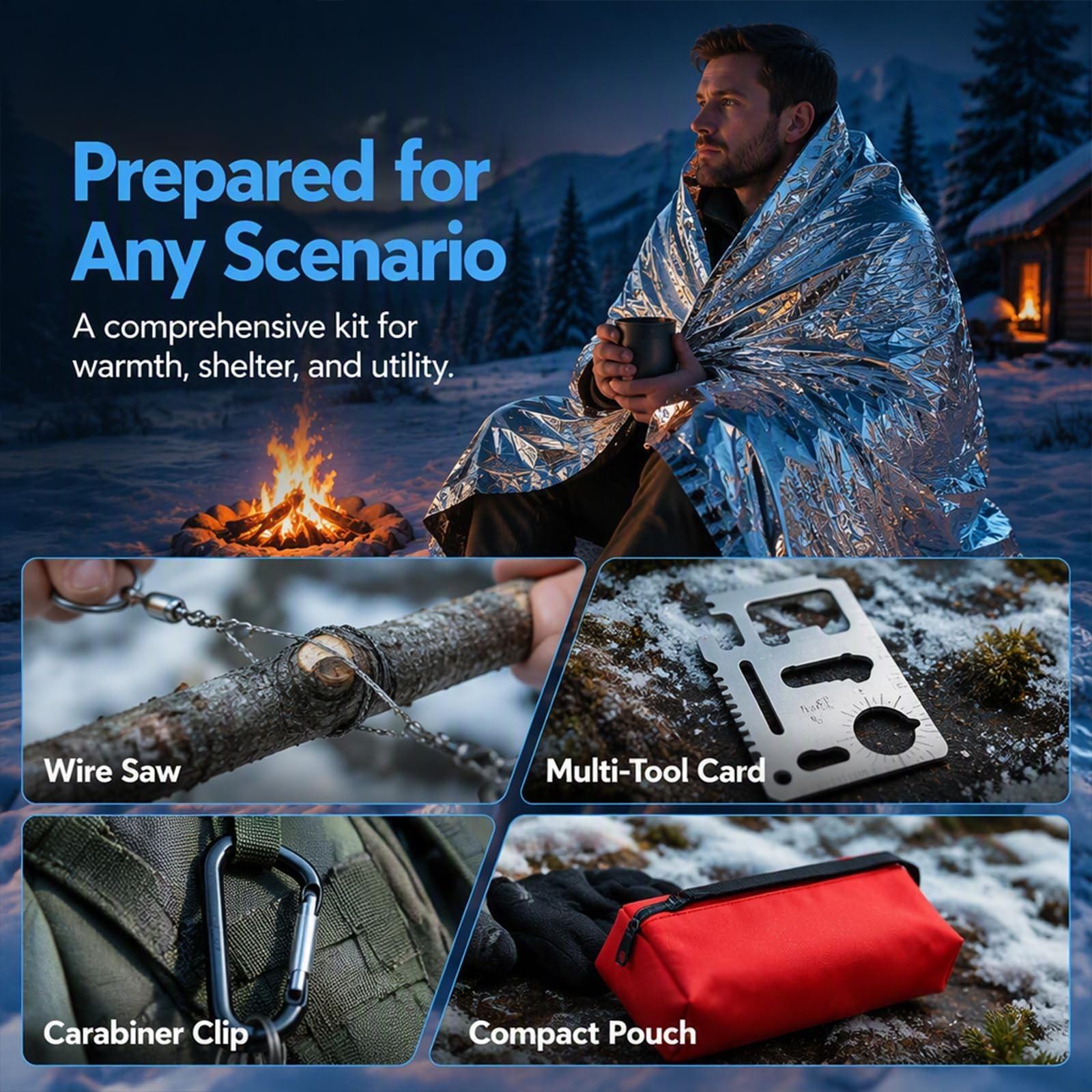 24-Day Survival Tool Christmas - Outdoor Adventure Birthday Party recension och pris
