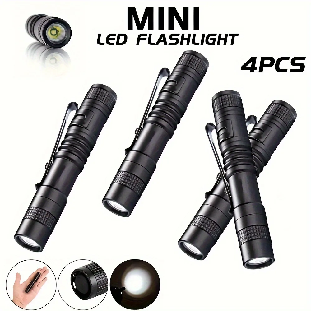 1-4PCS Mini Portable LED Pen L - Outdoor Adventure Trips recension och pris