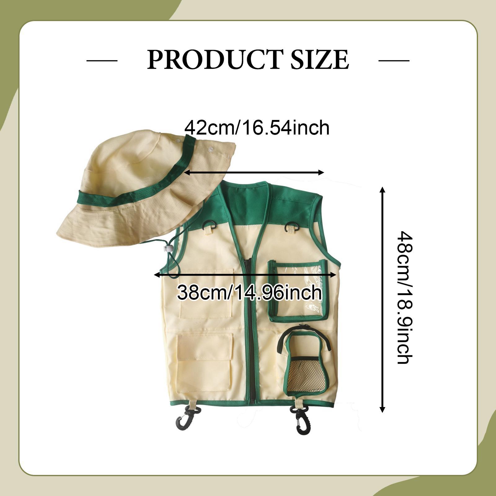 Kids Explorer Vest and Hat Pre - Outdoor Adventure Kit For Kids recension och pris